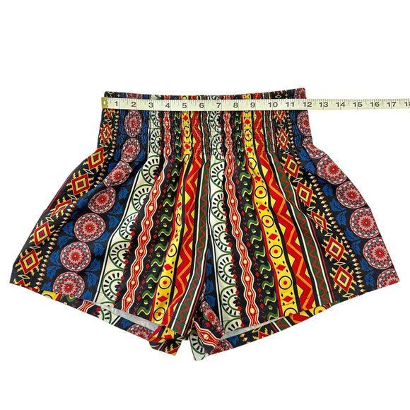 Women's Shein High Waisted Multi-Colored Shorts, Size XS - Picture 3 of 7